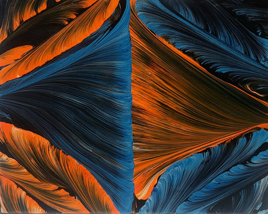 Orange Blue Split