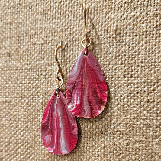 Pink Drop for Support Earrings 🎀