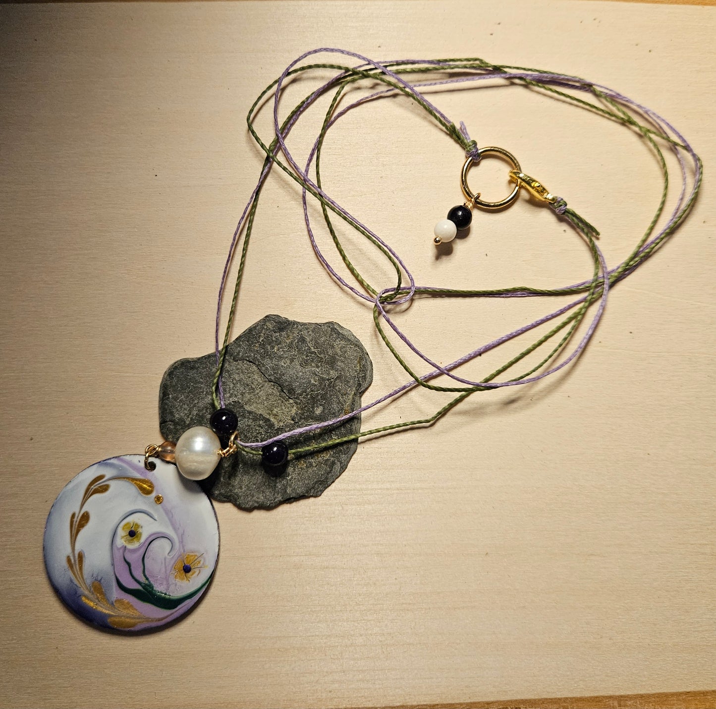 Purple Pearl Pendant